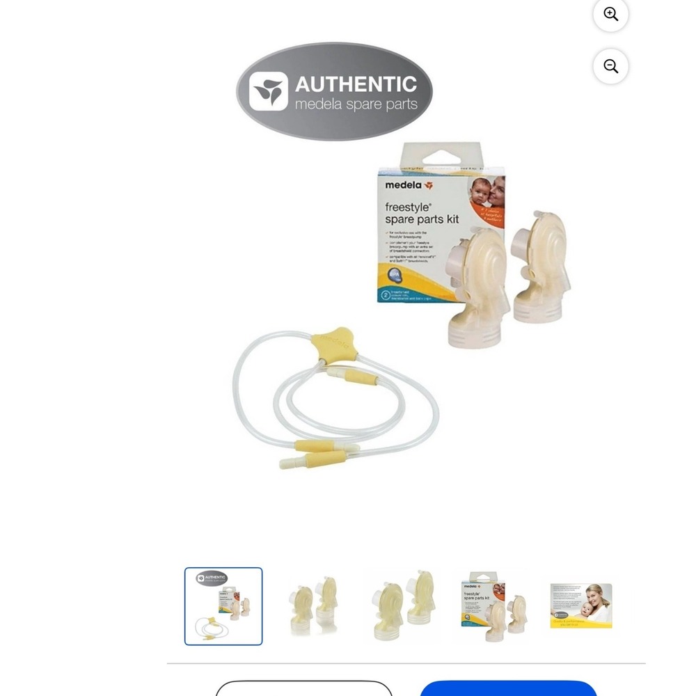 Medela Freestyle Spare Parts Kit Breastshield Connectors and Tubing 67061 NEW